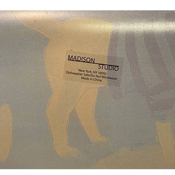 Beach Dogs, Geoff Allen Design Glass Plate , released by Mason Studios NY City - Picture 3 of 4